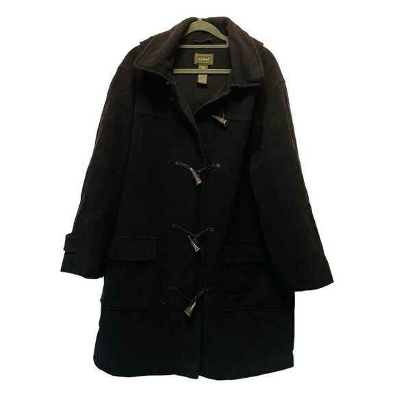 L.L. Bean Jackets & Blazers - Vintage L.L. Bean Wool Blend Thinsulate Toggle Coat
